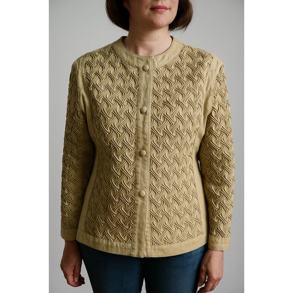 Vintage 80s Bis Bis Gene Ewing Wrinkled Rich Denim Jacket - Picture 1 of 7